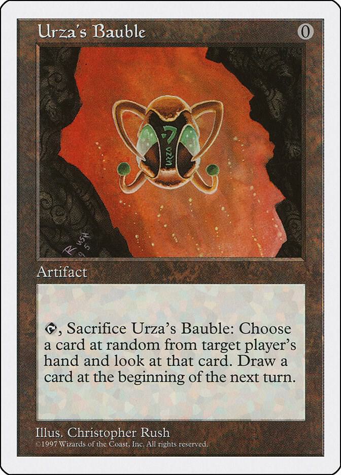Urza's Bauble card from Fifth Edition