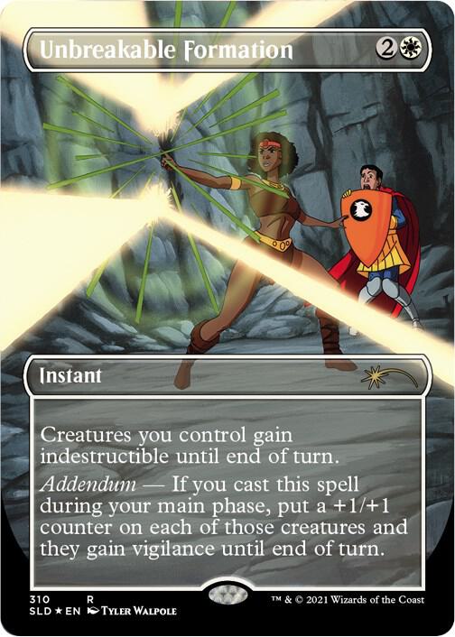 Unbreakable Formation 310 card from Secret Lair Drop Series