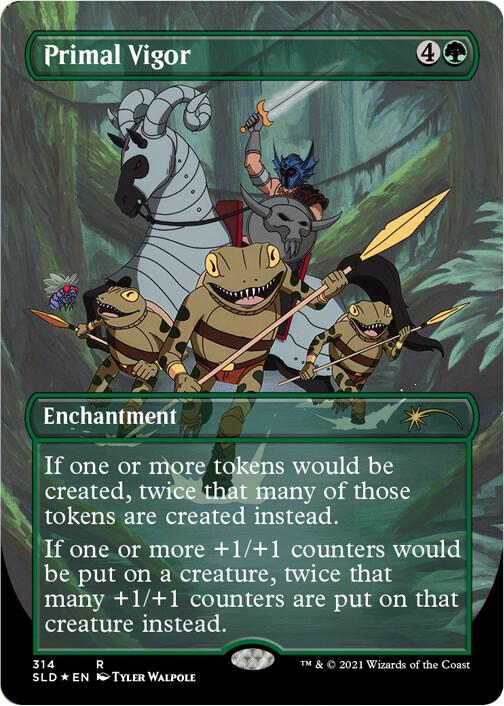 Primal Vigor 314 card from Secret Lair Drop Series