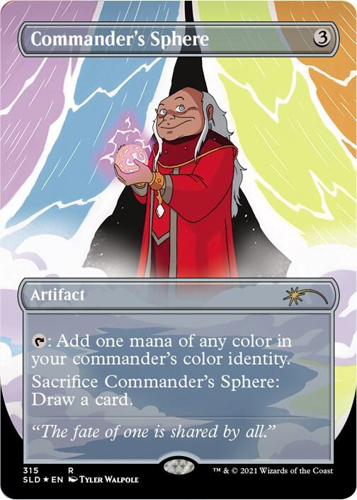 Commander's Sphere 315 card from Secret Lair Drop Series