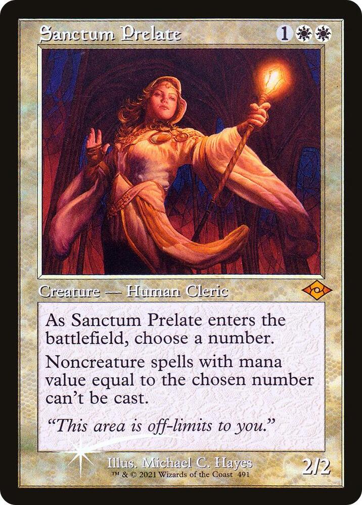 Sanctum Prelate 491 card from Buy-A-Box Promos