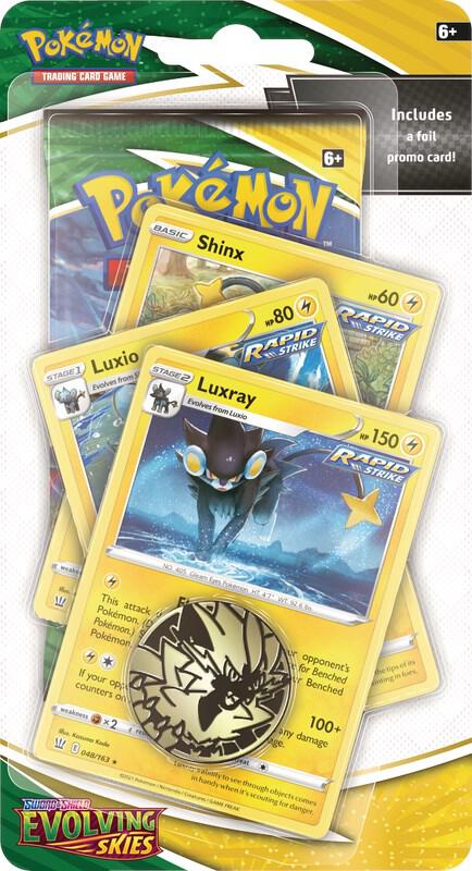 Evolving Skies Premium Checklane Blister [Luxray] card from SWSH07: Evolving Skies