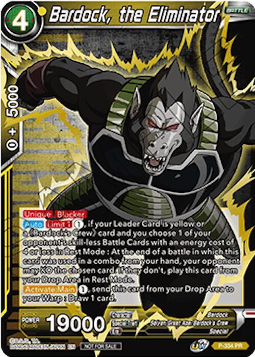 Bardock, the Eliminator (Championship Pack 2021 Vol.2) P-334 card from Promotion Cards