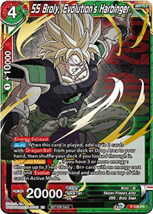 SS Broly, Evolution's Harbinger (Championship Pack 2021 Vol.2) P-336 card from Promotion Cards