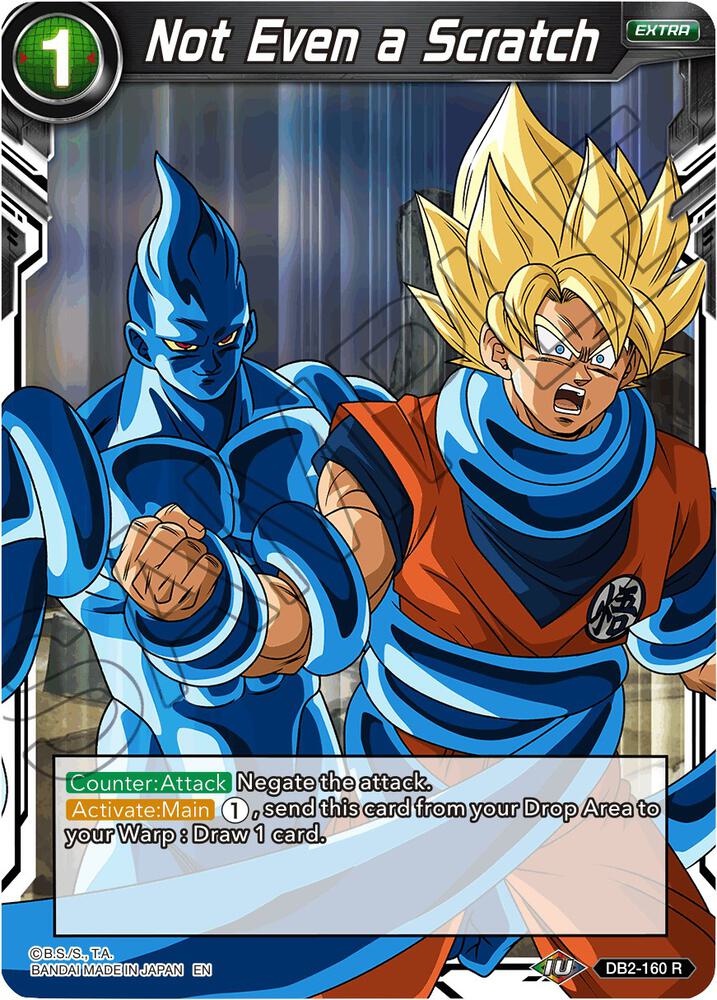 Not Even a Scratch (Event Pack 08) DB2-160 card from Tournament Promotion Cards