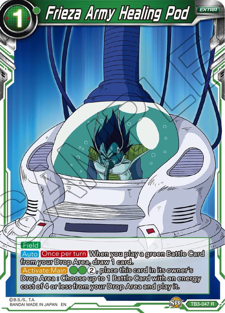 Frieza Army Healing Pod (Event Pack 08) TB3-047 card from Tournament Promotion Cards