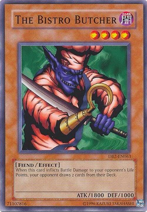 The Bistro Butcher DB2-EN063 card from Dark Beginning 2