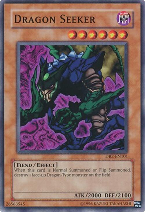 Dragon Seeker DB2-EN101 card from Dark Beginning 2