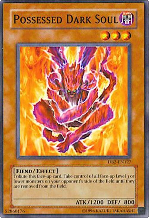 Possessed Dark Soul DB2-EN127 card from Dark Beginning 2