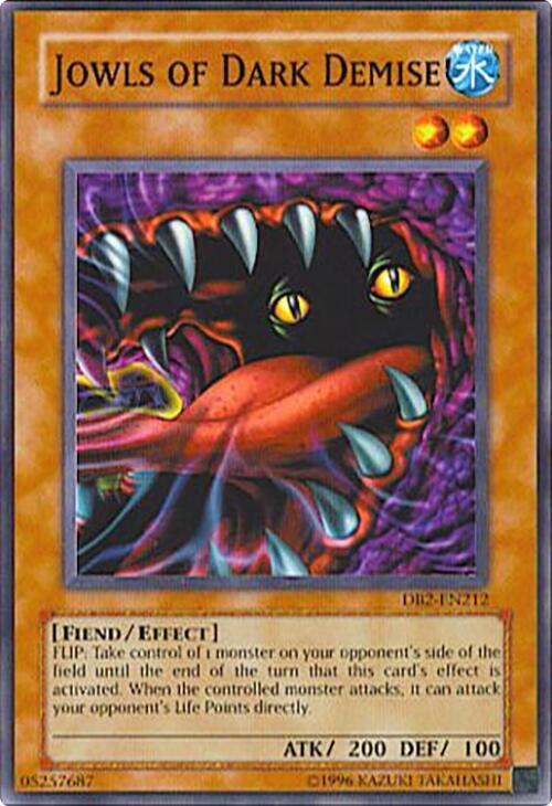 Jowls of Dark Demise DB2-EN212 card from Dark Beginning 2