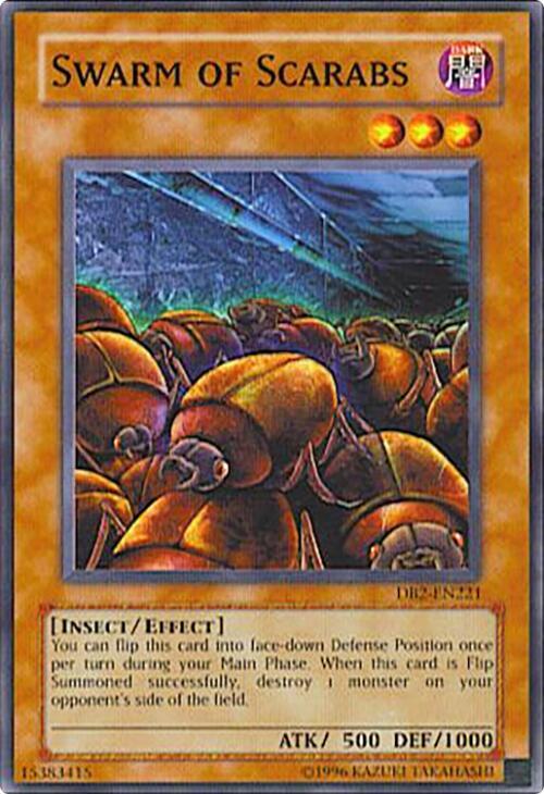 Swarm of Scarabs DB2-EN221 card from Dark Beginning 2