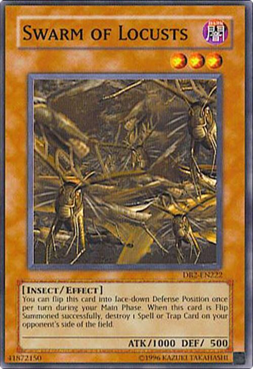 Swarm of Locusts DB2-EN222 card from Dark Beginning 2