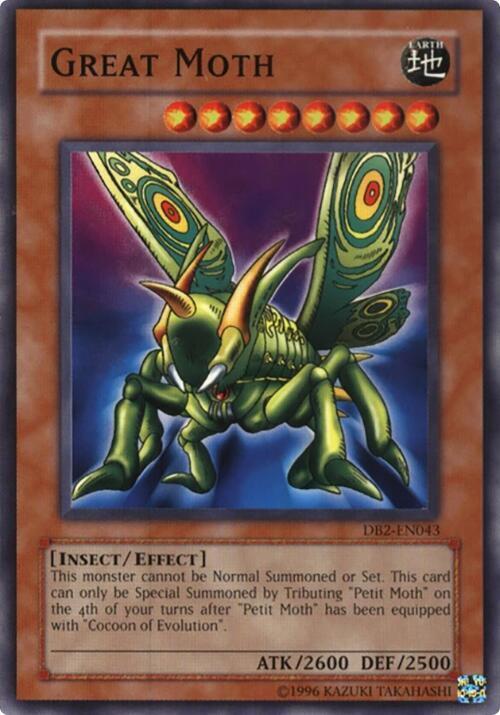 Great Moth DB2-EN043 card from Dark Beginning 2