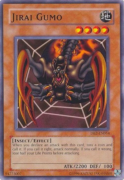 Jirai Gumo DB2-EN054 card from Dark Beginning 2