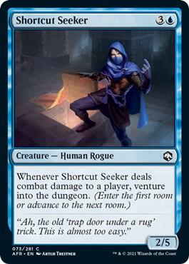 Shortcut Seeker 73 card from Adventures in the Forgotten Realms