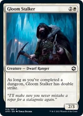 Gloom Stalker 16 card from Adventures in the Forgotten Realms