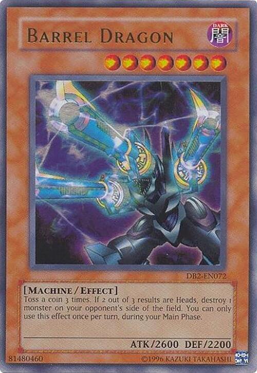 Barrel Dragon DB2-EN072 card from Dark Beginning 2