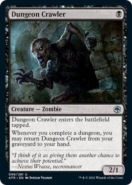 Dungeon Crawler 99 card from Adventures in the Forgotten Realms