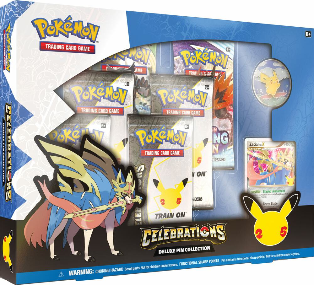 Celebrations Deluxe Pin Collection [Zacian LV. X] card from Celebrations