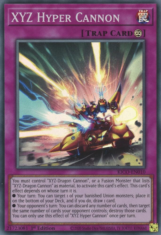 XYZ Hyper Cannon KICO-EN010 card from King's Court