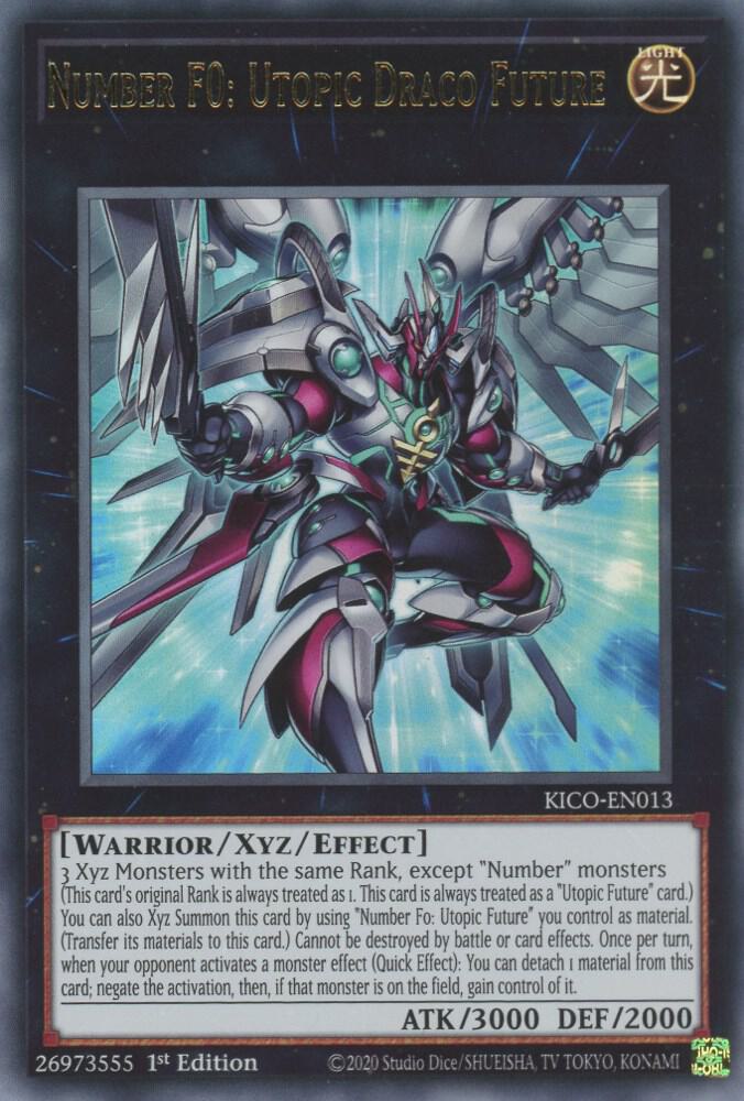 Number F0: Utopic Draco Future KICO-EN013 card from King's Court