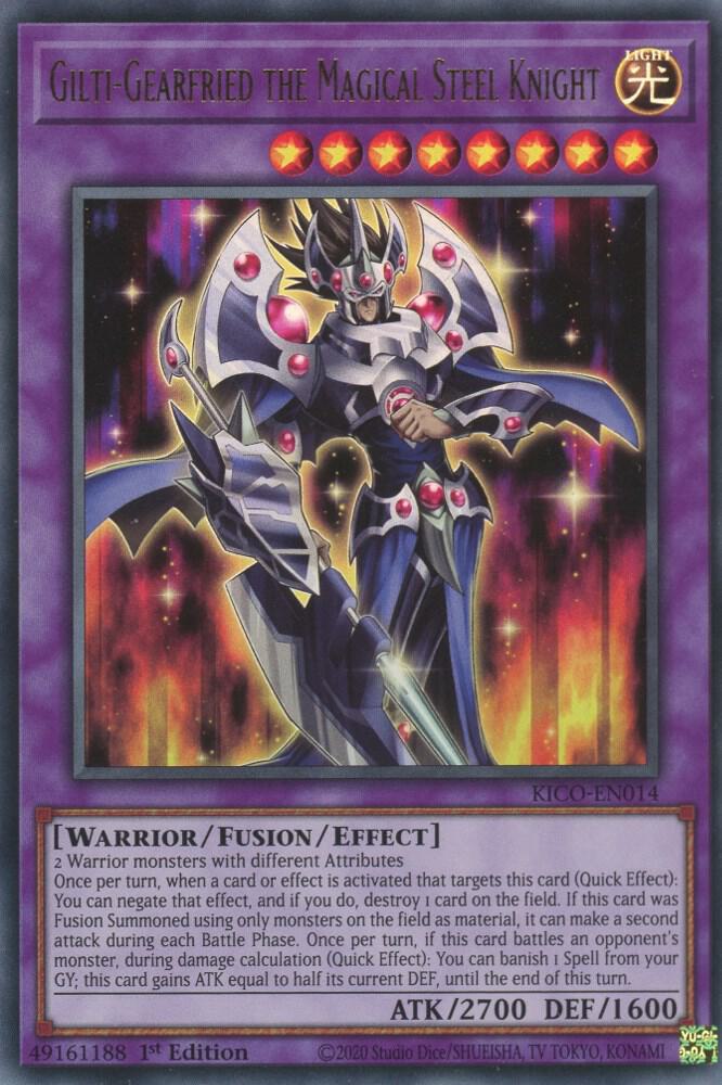 Gilti-Gearfried the Magical Steel Knight KICO-EN014 card from King's Court