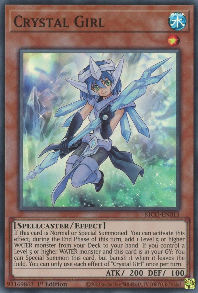 Crystal Girl KICO-EN015 card from King's Court