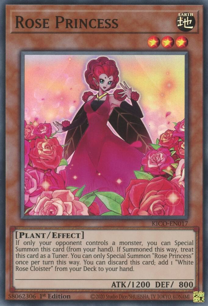 Rose Princess KICO-EN017 card from King's Court