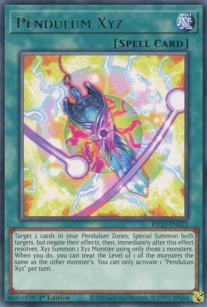 Pendulum Xyz KICO-EN023 card from King's Court