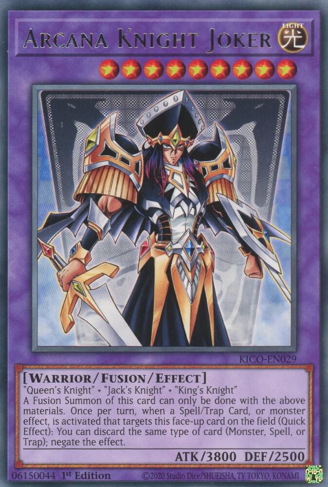 Arcana Knight Joker KICO-EN029 card from King's Court