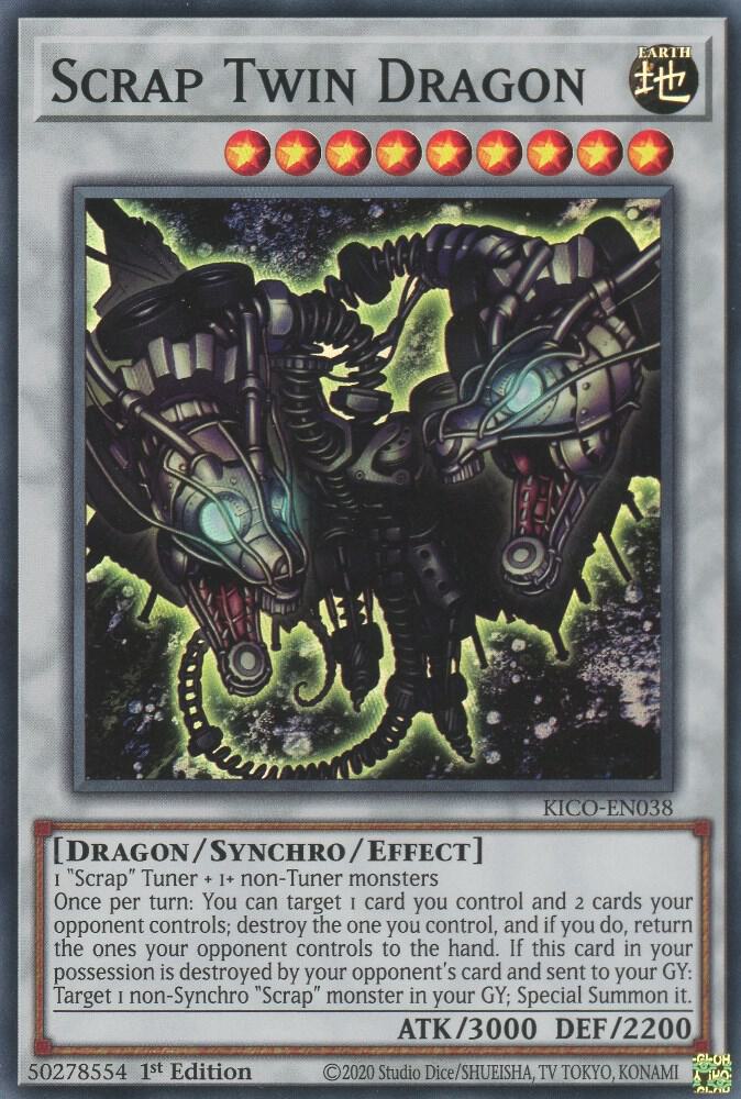 Scrap Twin Dragon KICO-EN038 card from King's Court