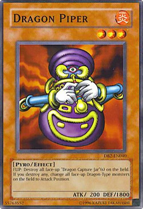 Dragon Piper DB2-EN040 card from Dark Beginning 2