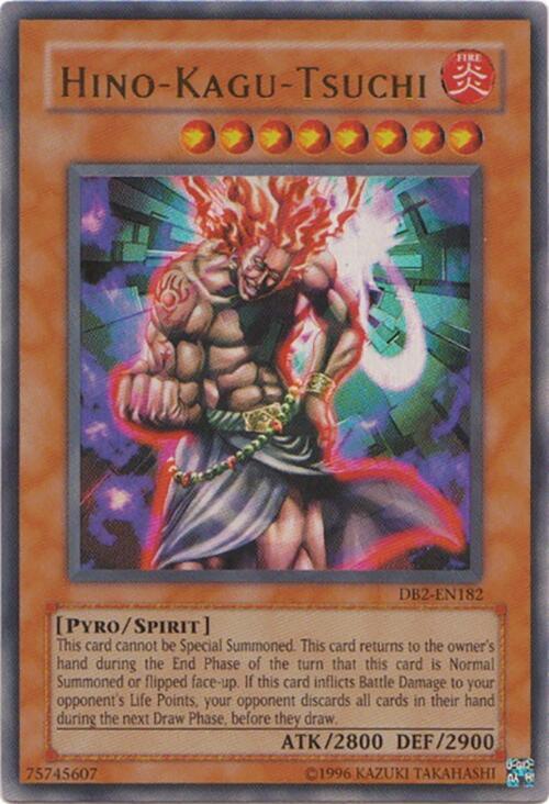 Hino-Kagu-Tsuchi DB2-EN182 card from Dark Beginning 2