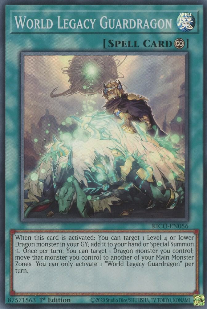 World Legacy Guardragon KICO-EN056 card from King's Court