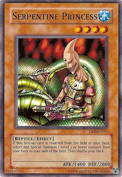 Serpentine Princess DB2-EN167 card from Dark Beginning 2
