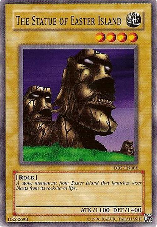 The Statue of Easter Island DB2-EN088 card from Dark Beginning 2