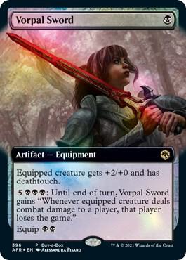 Vorpal Sword 396 card from Buy-A-Box Promos