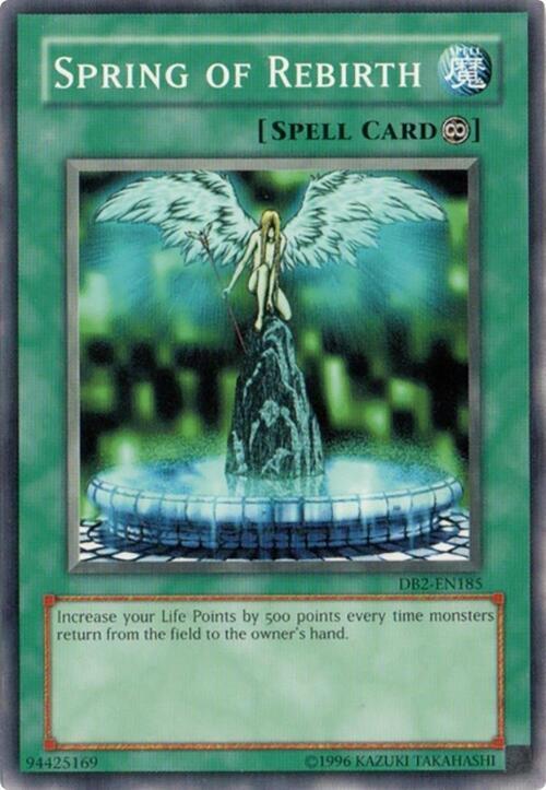 Spring of Rebirth DB2-EN185 card from Dark Beginning 2