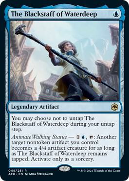 The Blackstaff of Waterdeep 48 card from Adventures in the Forgotten Realms
