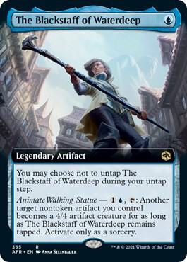 The Blackstaff of Waterdeep (Extended Art) 365 card from Adventures in the Forgotten Realms