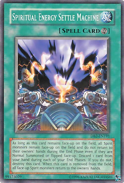 Spiritual Energy Settle Machine DB2-EN191 card from Dark Beginning 2