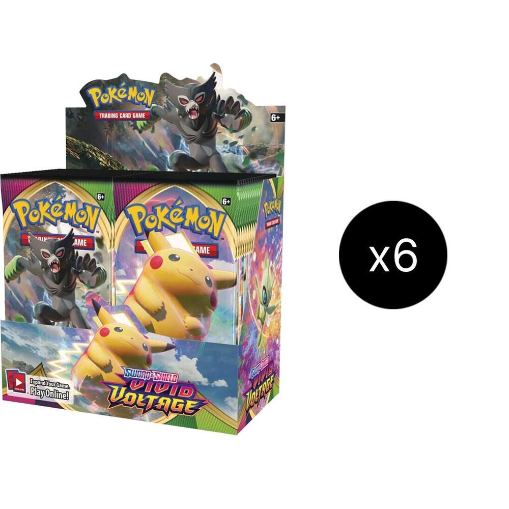 Vivid Voltage Booster Box Case card from SWSH04: Vivid Voltage
