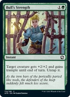 Bull's Strength 174 card from Adventures in the Forgotten Realms