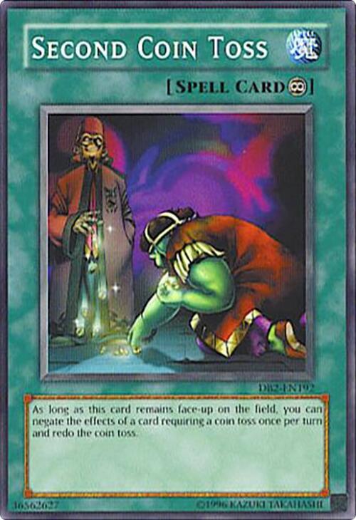 Second Coin Toss DB2-EN192 card from Dark Beginning 2