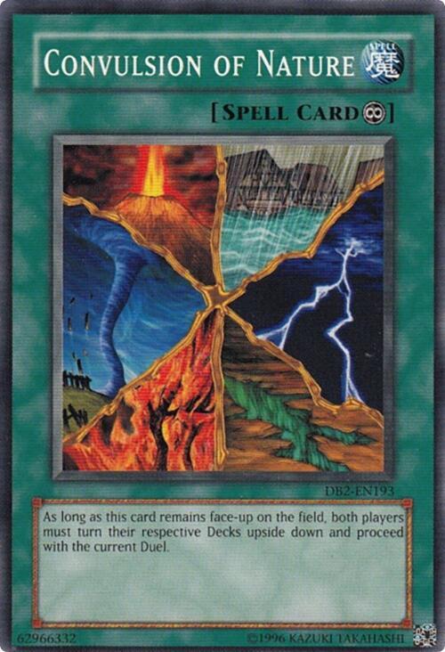 Convulsion of Nature DB2-EN193 card from Dark Beginning 2