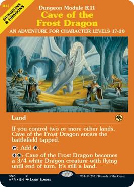Cave of the Frost Dragon (Dungeon Module) 350 card from Adventures in the Forgotten Realms