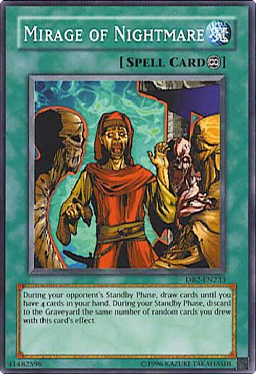 Mirage of Nightmare DB2-EN233 card from Dark Beginning 2