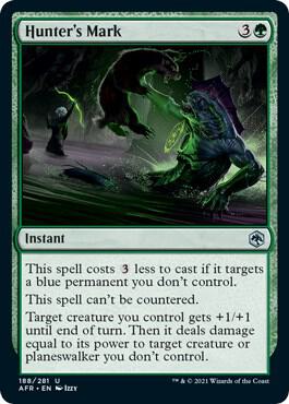 Hunter's Mark 188 card from Adventures in the Forgotten Realms
