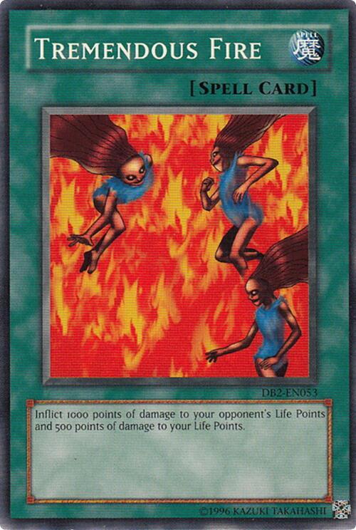 Tremendous Fire DB2-EN053 card from Dark Beginning 2