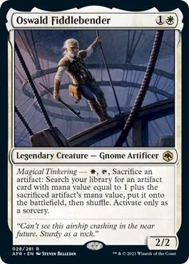 Oswald Fiddlebender 28 card from Adventures in the Forgotten Realms